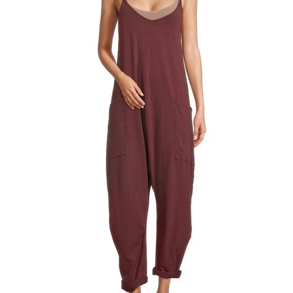 Free People Pomegranate Hotshot Onsie